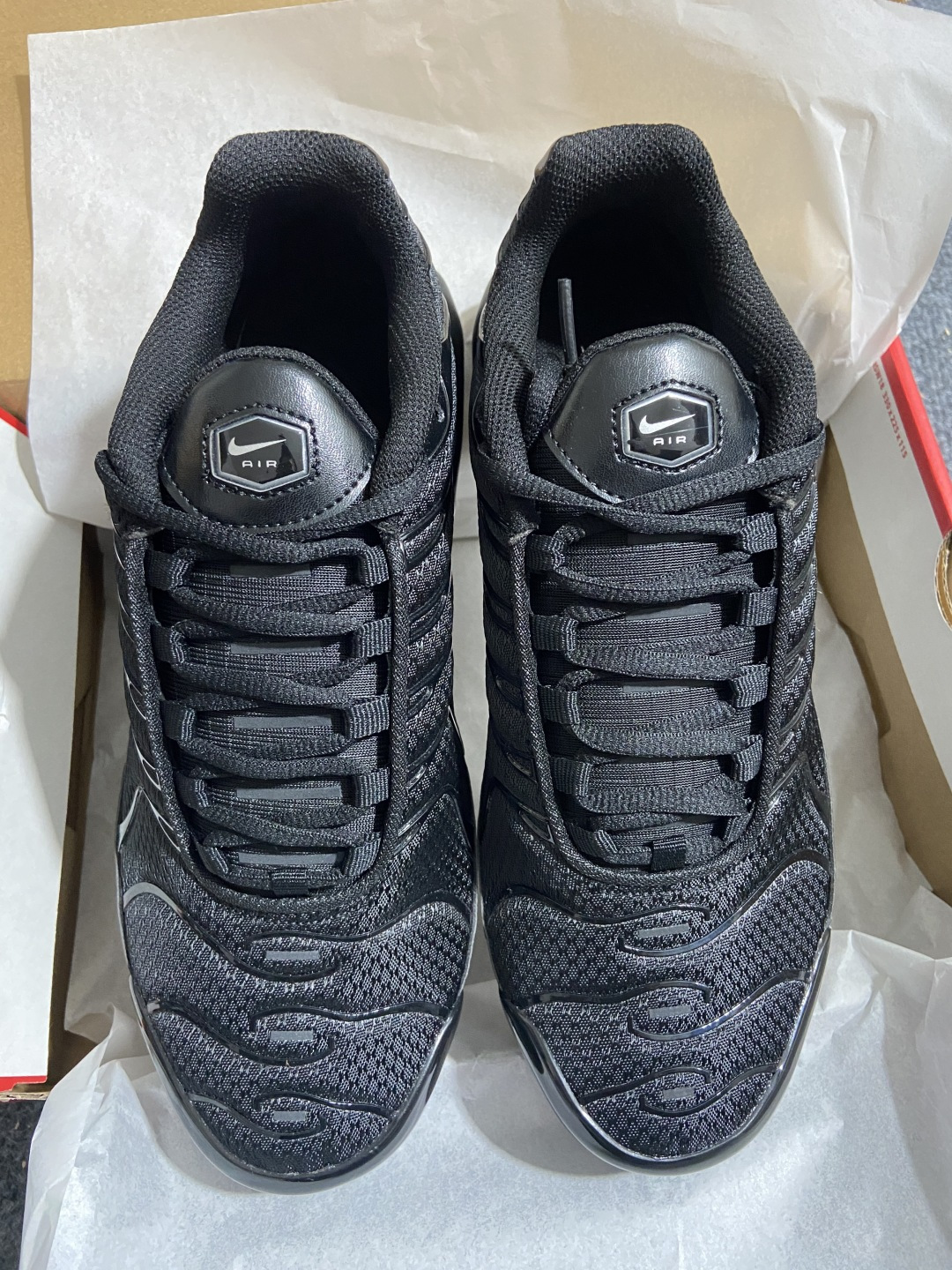 Max 尺码:36-47.5纯原版出品-NK Air Max Plus Triple Black 全黑 