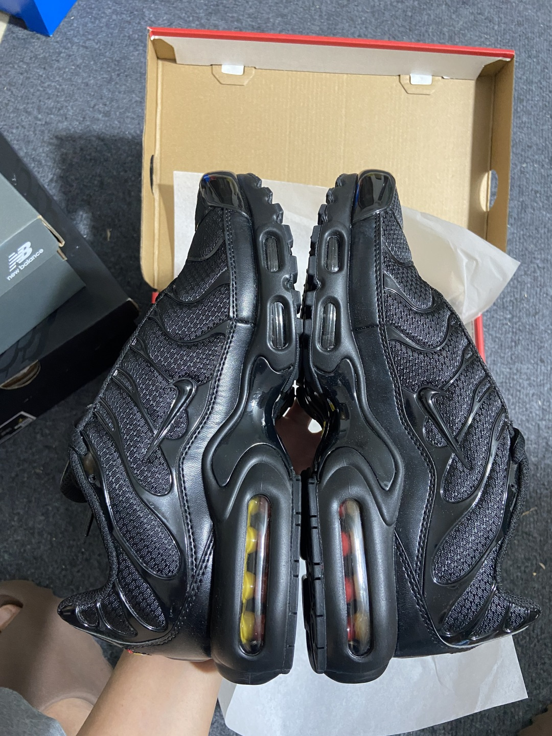 Max 尺码:36-47.5纯原版出品-NK Air Max Plus Triple Black 全黑 