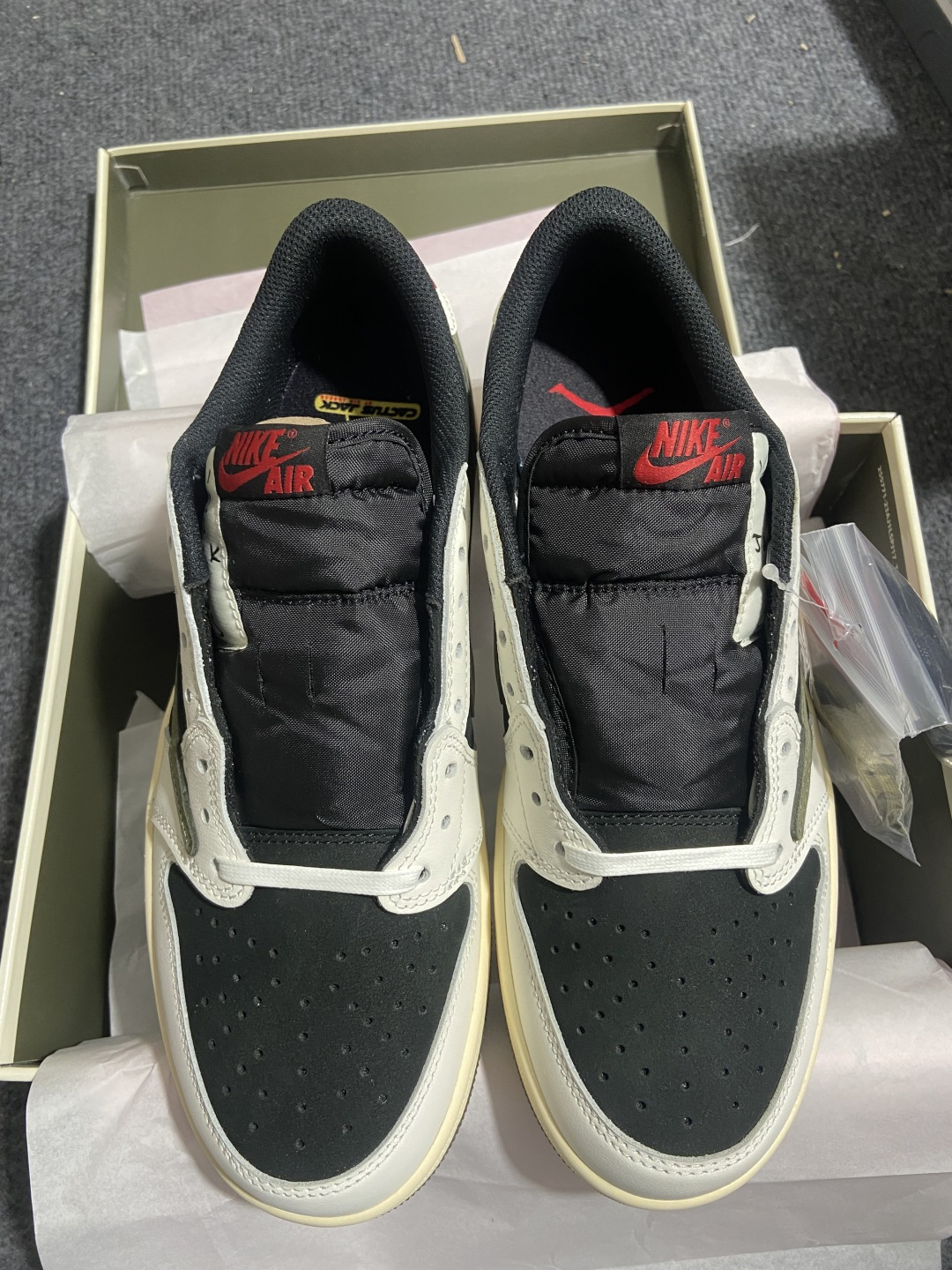 AJ Low黑绿橄榄 尺码:36-47.5纯原-Travis Scott X Jordan Air Jo