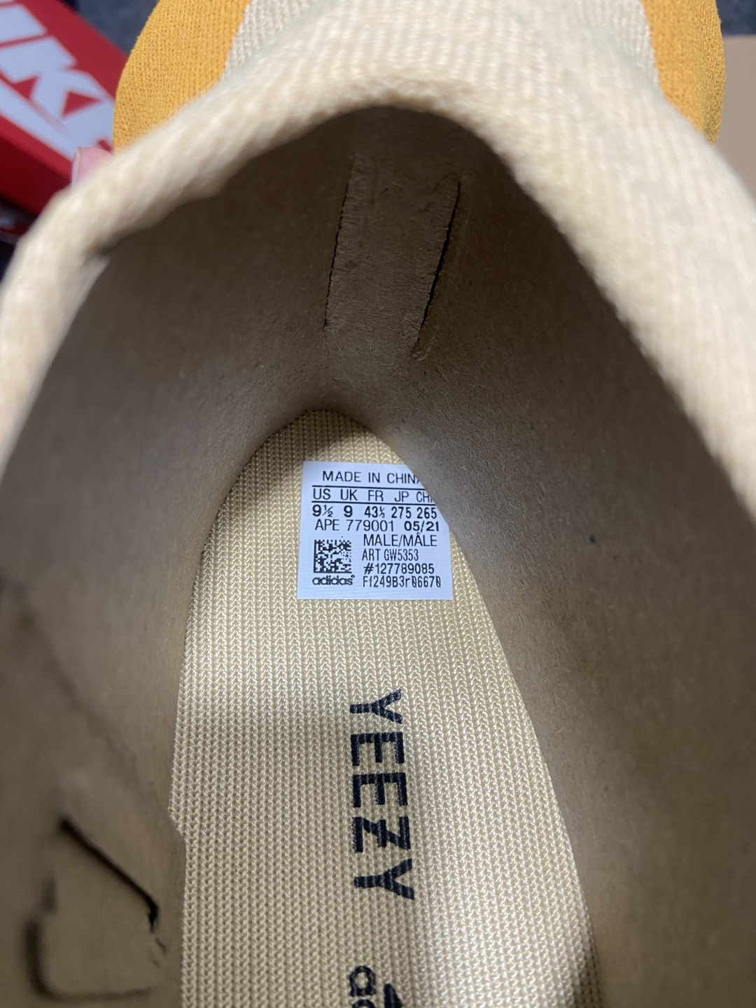 Yeezy 黄色 尺码：36-48纯原版出品-originals Yeezy Knit Runner S