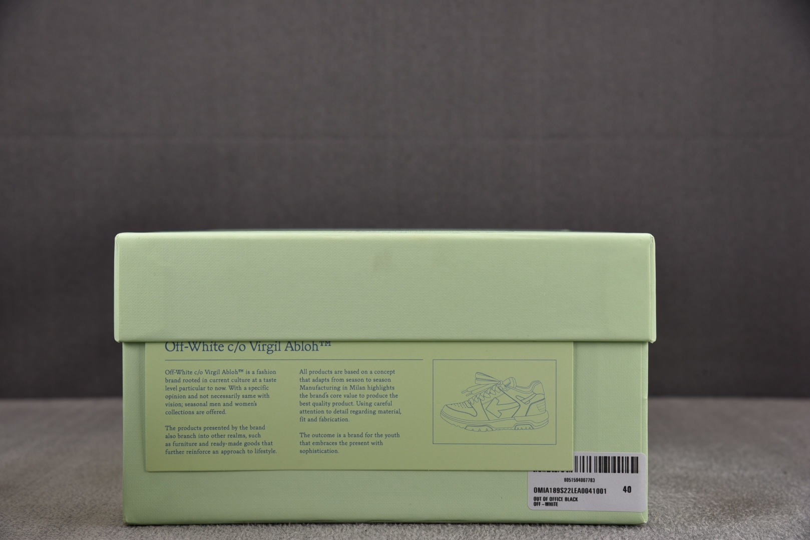 OFF 尺码36-47纯原版出品-OFF-WHITE 系带印花 黑色 YZ002尺码36 37 38 3