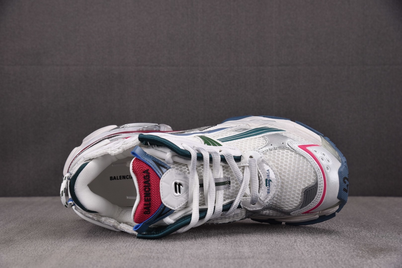 巴黎世家 尺码:35-46 纯原-Balenciaga Runner 绒面 白灰黄 YZ018 偏大一码