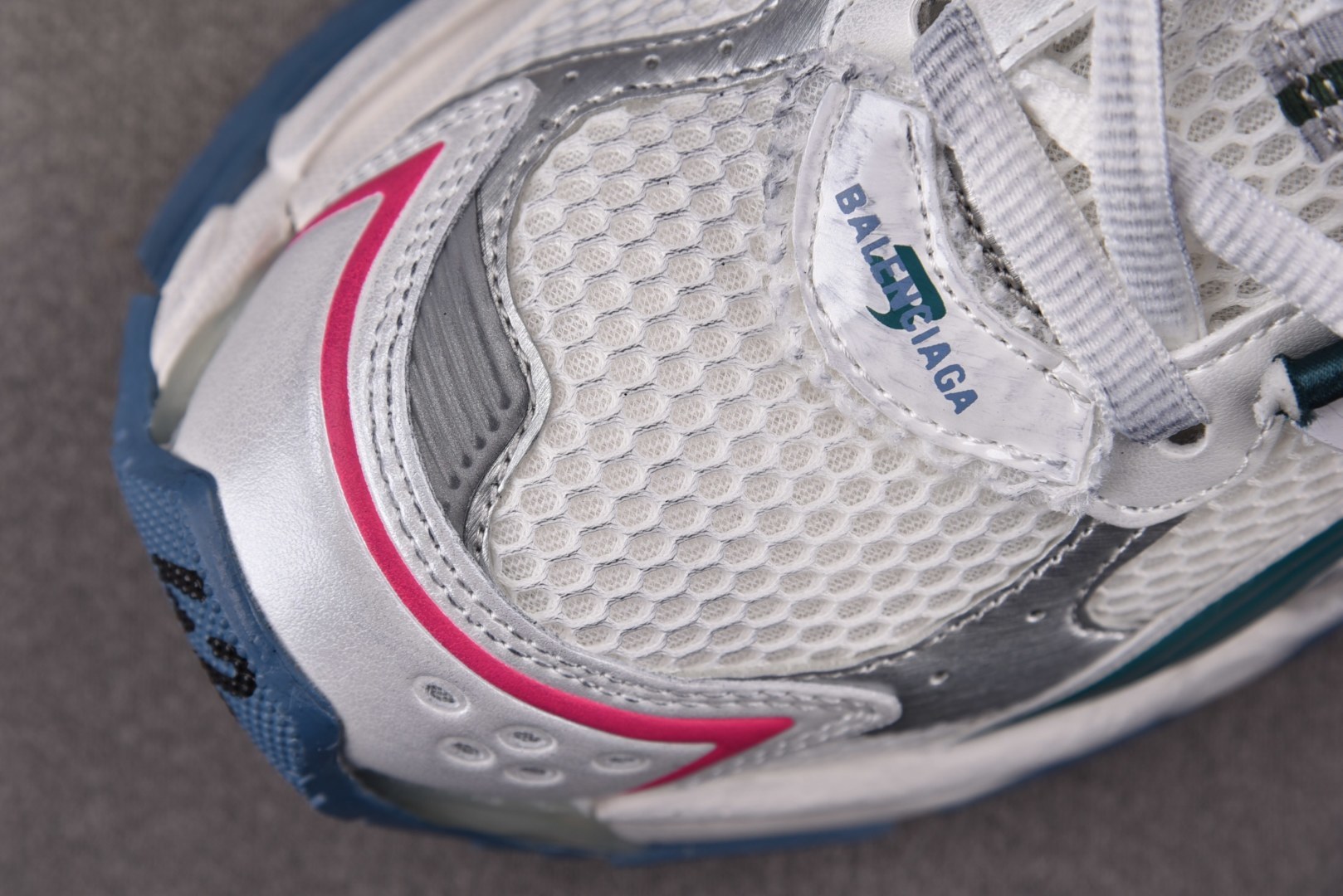 巴黎世家 尺码:35-46 纯原-Balenciaga Runner 绒面 白灰黄 YZ018 偏大一码