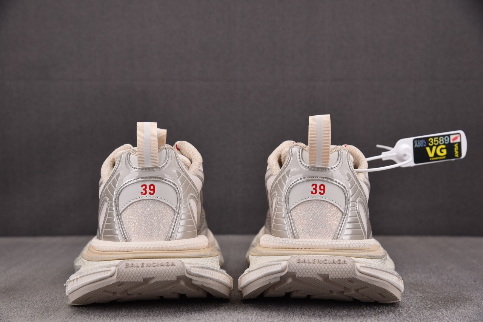 3XL巴黎 尺码:35-46 偏大一码纯原版出品-Balenciaga 3XL LUREX NW 米色 