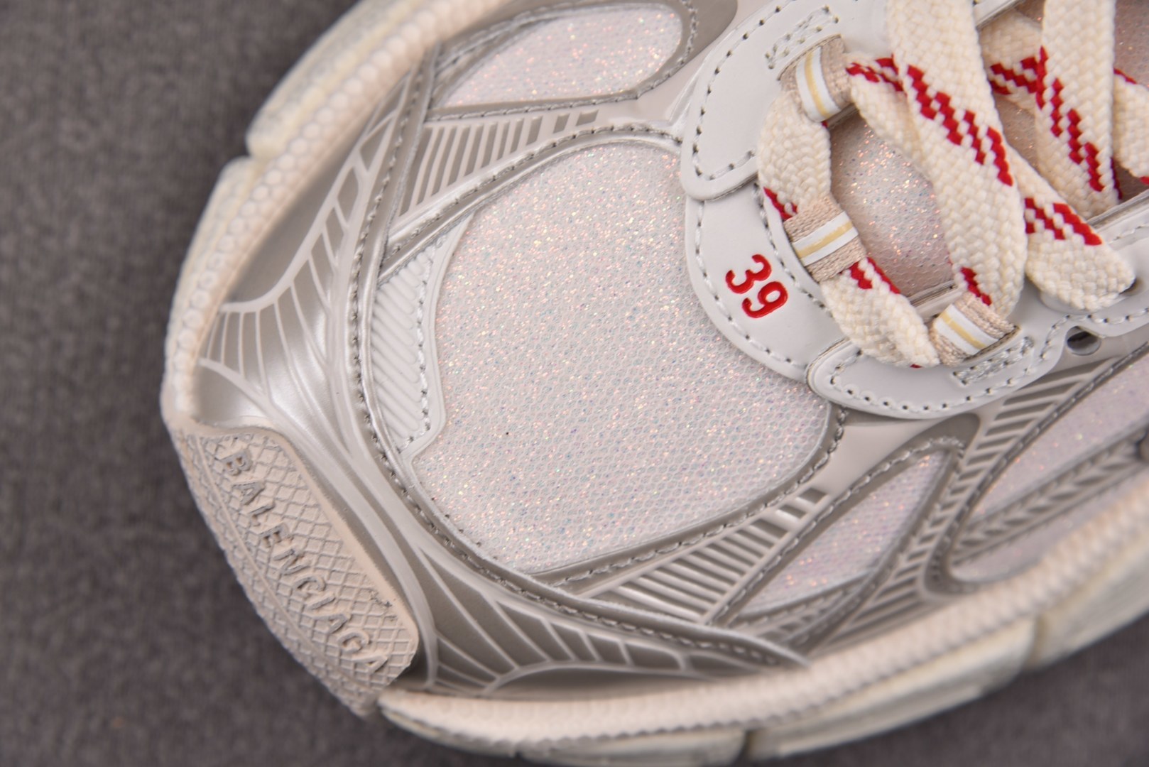 3XL巴黎 尺码:35-46 偏大一码纯原版出品-Balenciaga 3XL LUREX NW 米色 