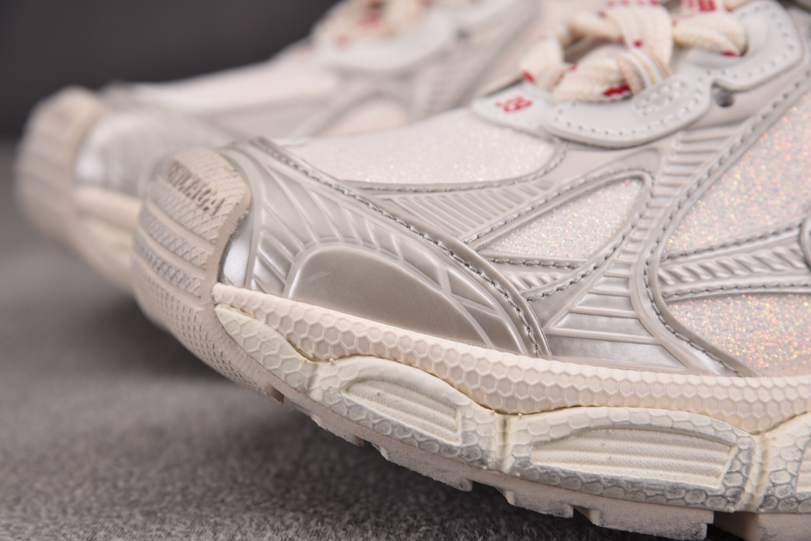 3XL巴黎 尺码:35-46 偏大一码纯原版出品-Balenciaga 3XL LUREX NW 米色 