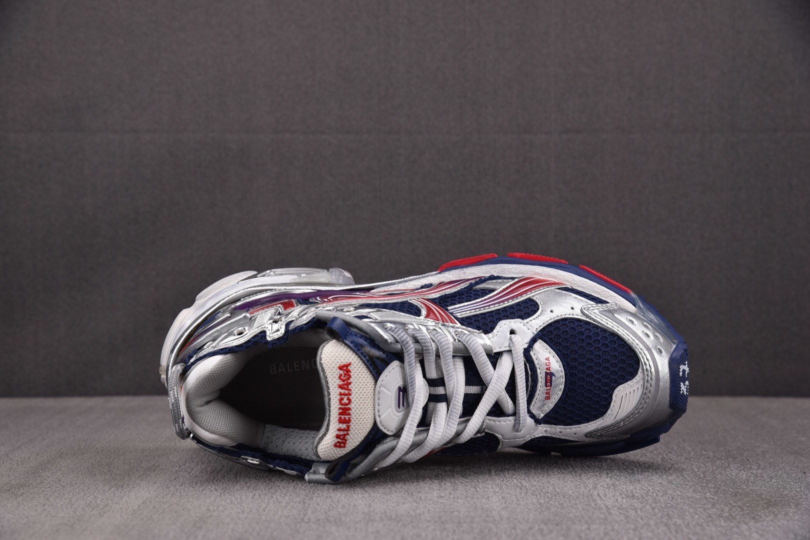 巴黎 尺码:35-46 偏大一码纯原版出品-Balenciaga Runner Gradient 深蓝银