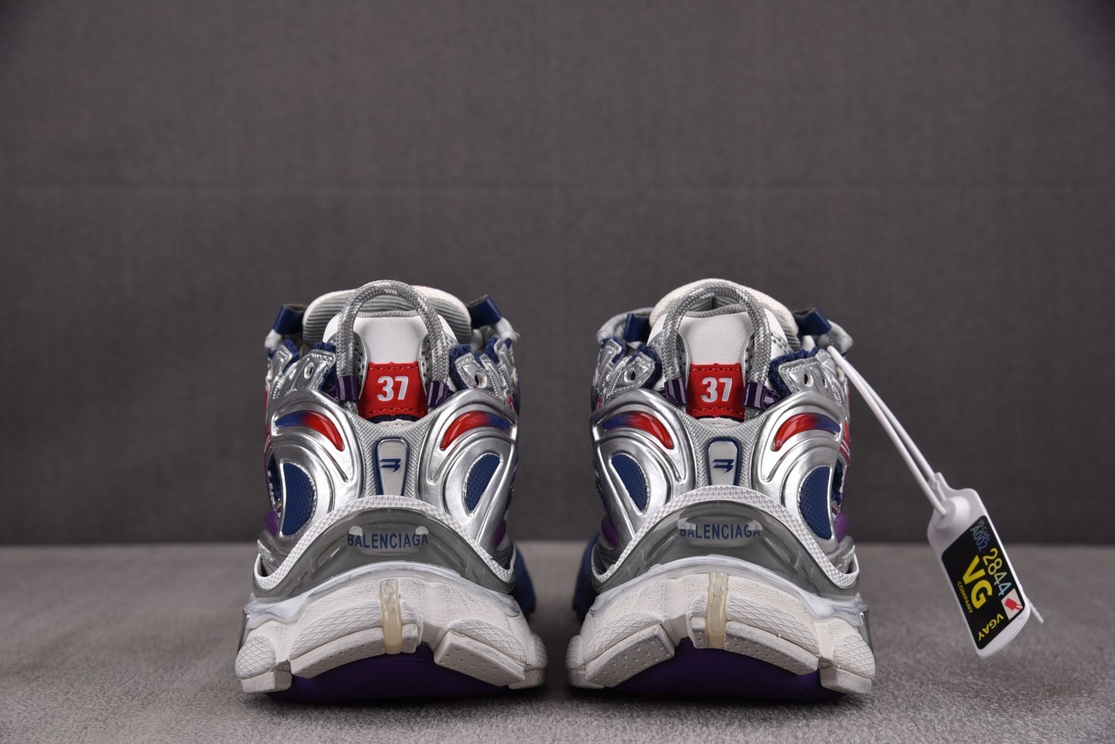 巴黎 尺码:35-46 偏大一码纯原版出品-Balenciaga Runner Gradient 深蓝银