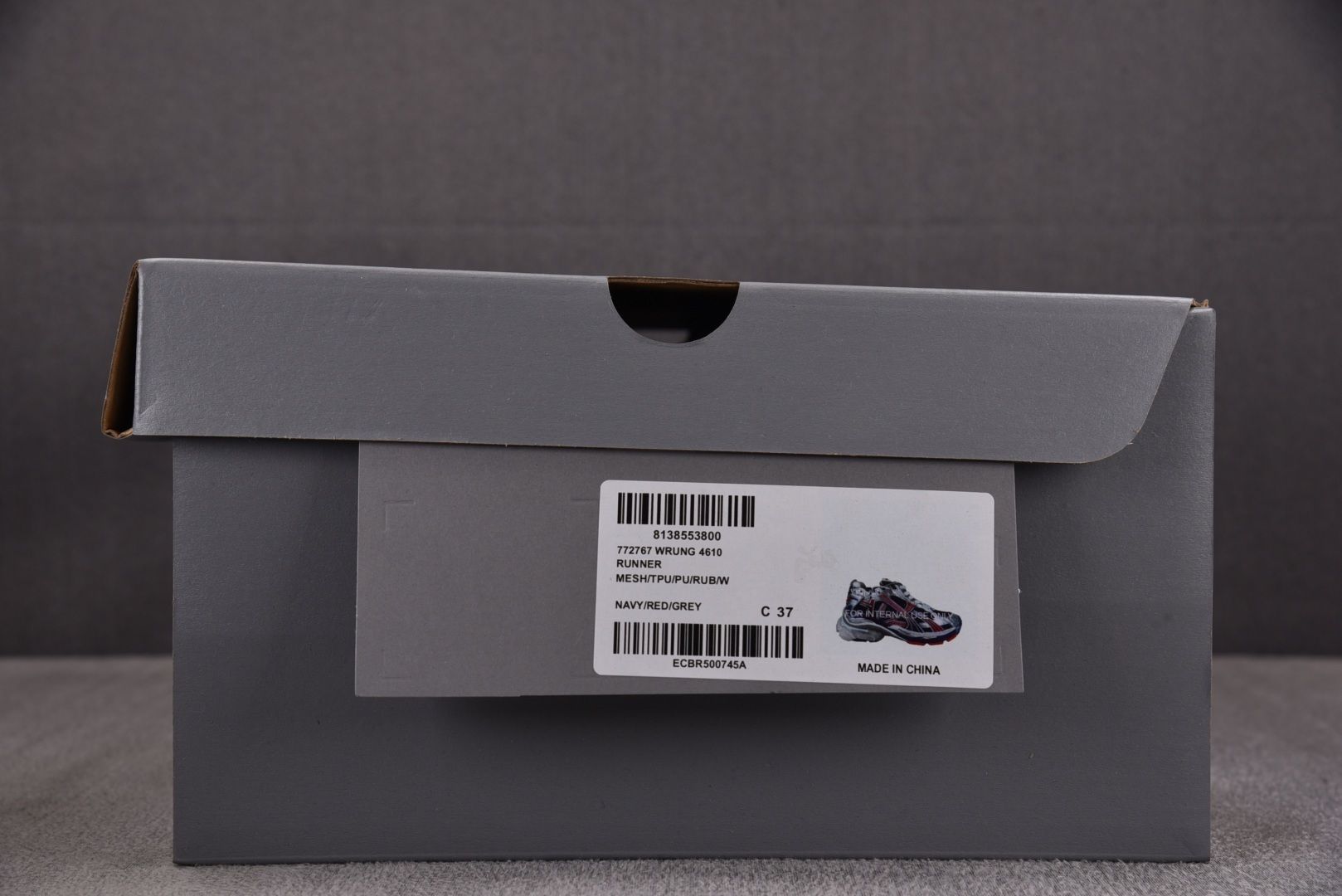 巴黎 尺码:35-46 偏大一码纯原版出品-Balenciaga Runner Gradient 深蓝银