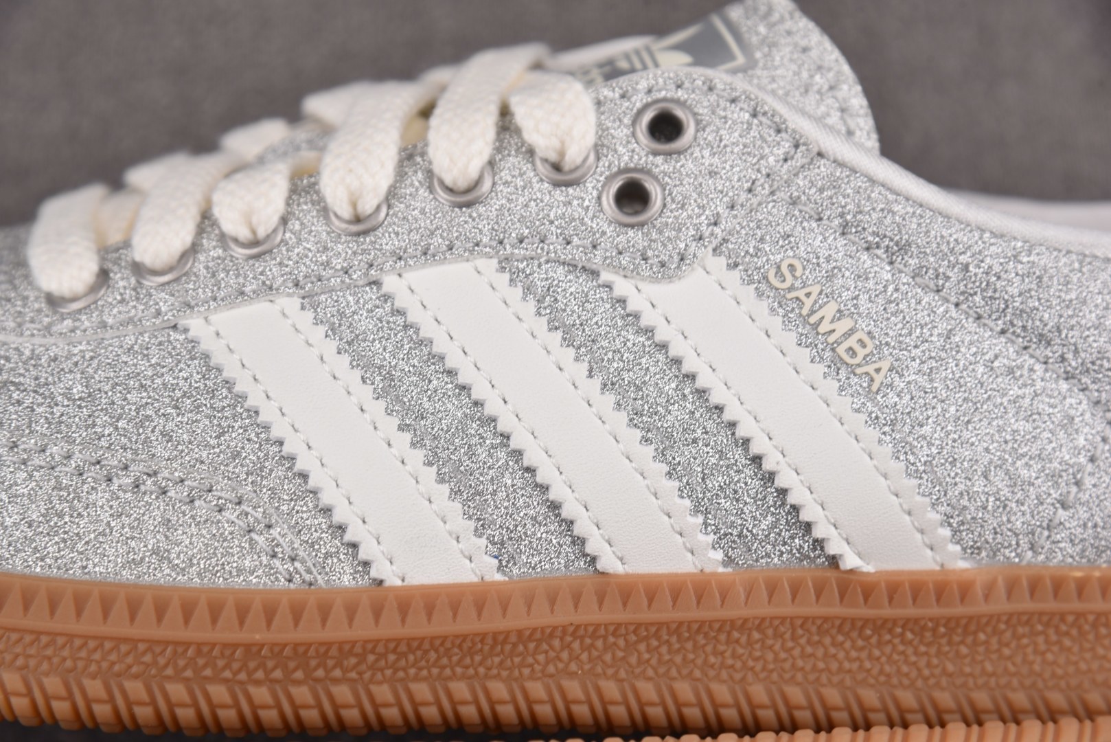 Originals Size:36-45纯原出品-AD Samba Shine Silver Metal