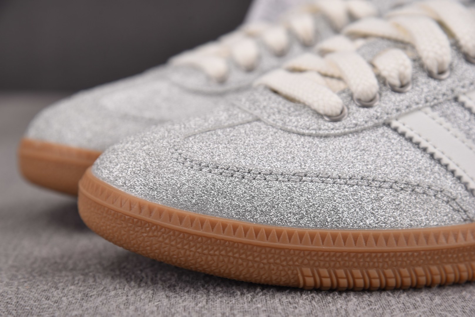 Originals Size:36-45纯原出品-AD Samba Shine Silver Metal