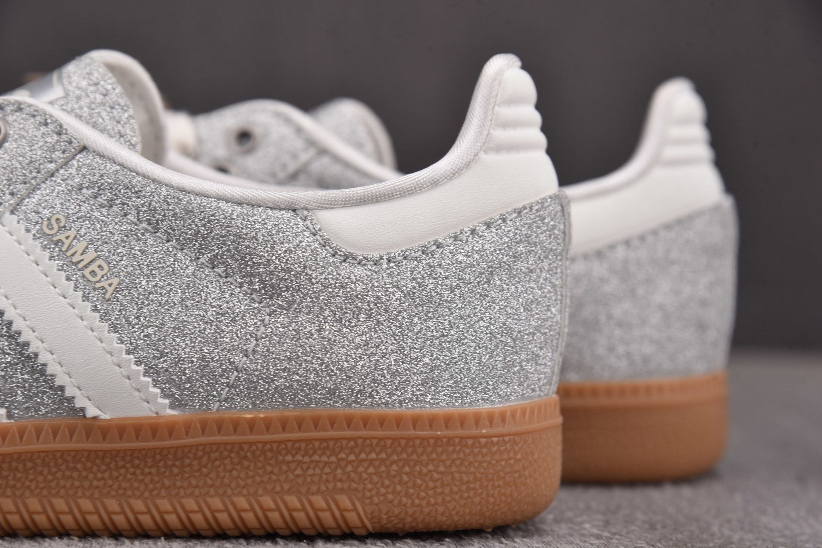 Originals Size:36-45纯原出品-AD Samba Shine Silver Metal