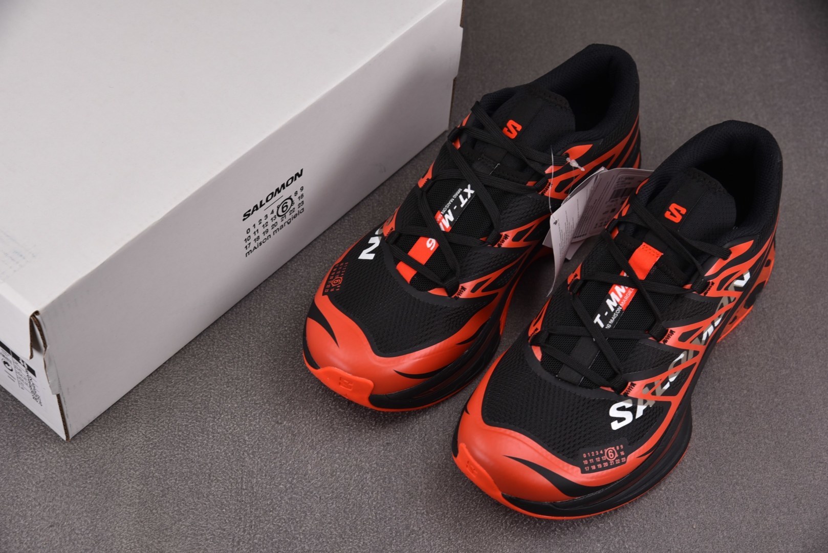 Salomon 尺码:36-45纯原版出品-MM6 Salomon XT-6 黑红 29 YZ024尺寸
