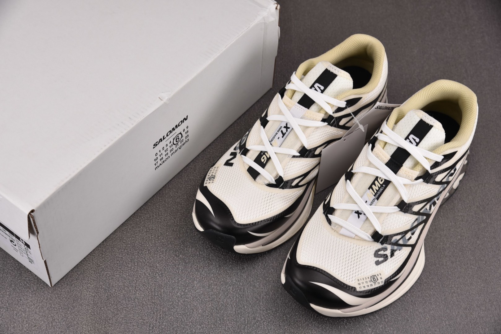 Salomon 尺码:36-45纯原版出品-MM6 Salomon XT-6 米黄 28 YZ024尺寸