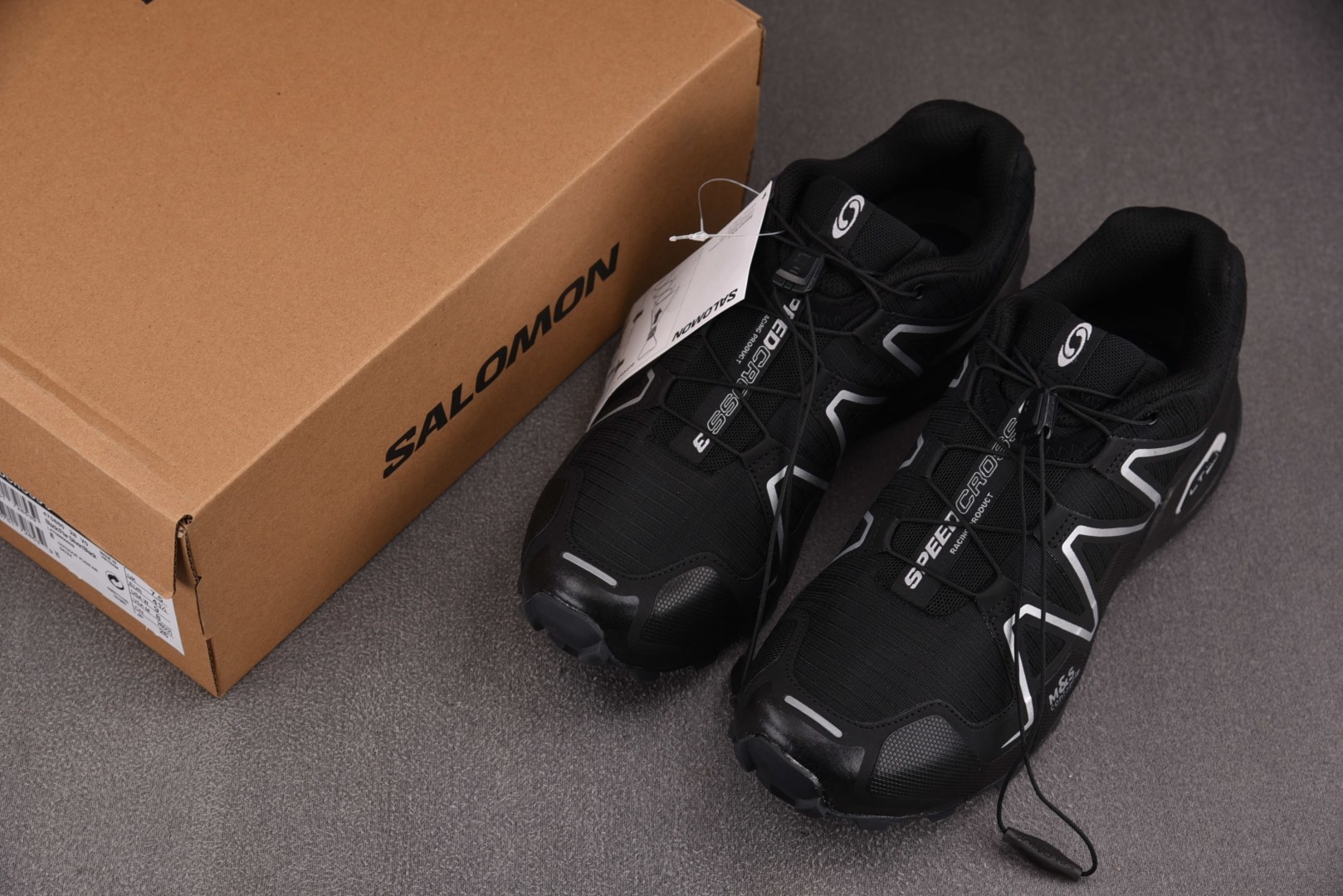 Salomon 尺码:36-45纯原版出品-Salomon Speedcross 3 Black Sil