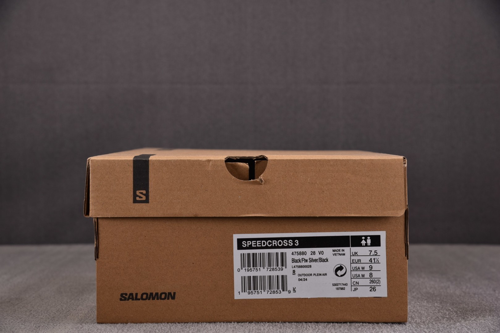 Salomon 尺码:36-45纯原版出品-Salomon Speedcross 3 Black Sil