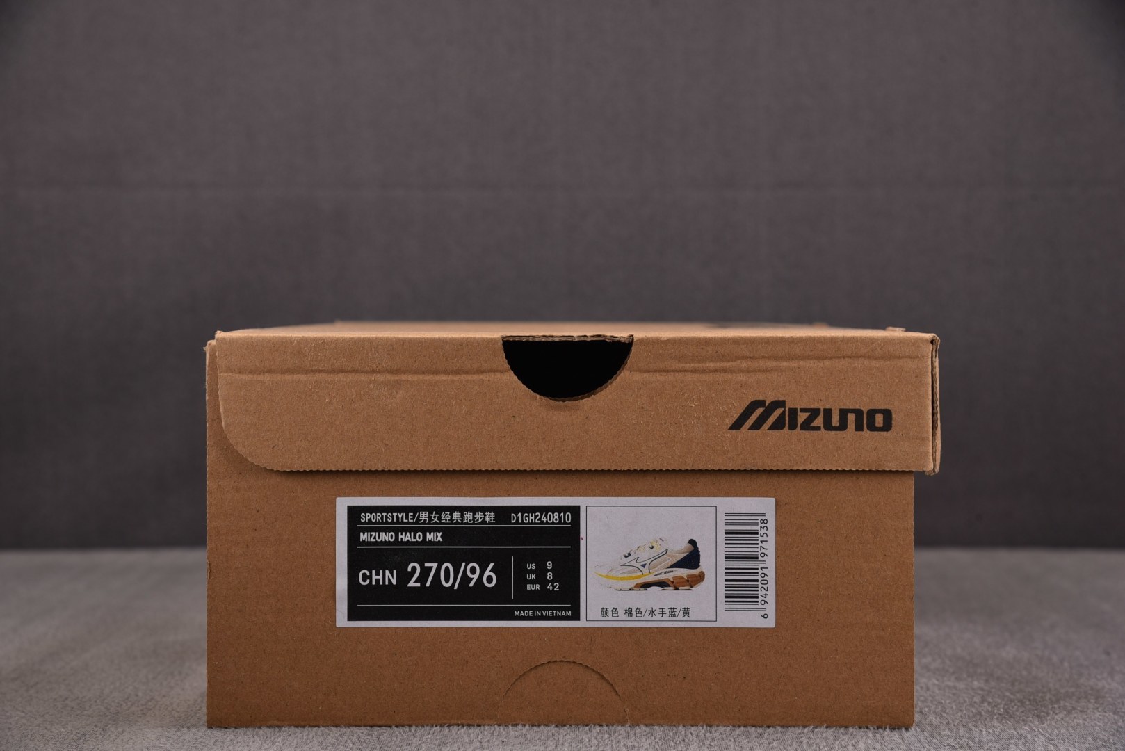 美津浓 尺码:36-45纯原出品-Mizuno Halo Mix 白黄 D1GH YZ039尺码：36 
