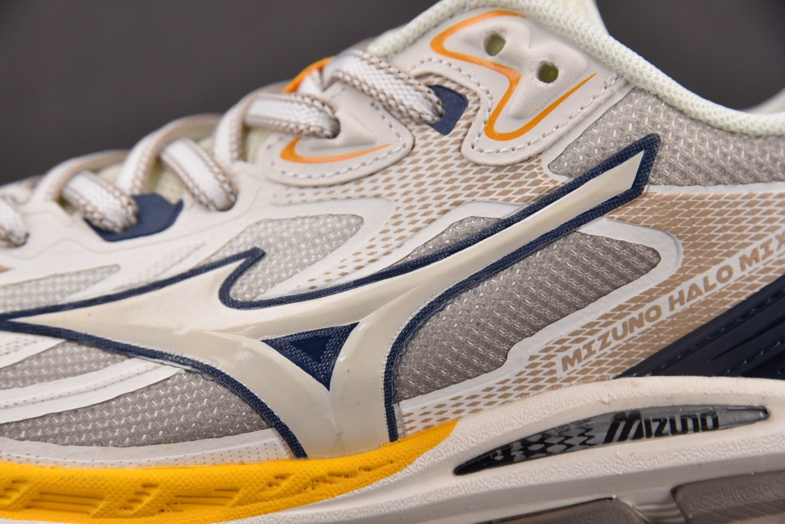 美津浓 尺码:36-45纯原出品-Mizuno Halo Mix 白黄 D1GH YZ039尺码：36 