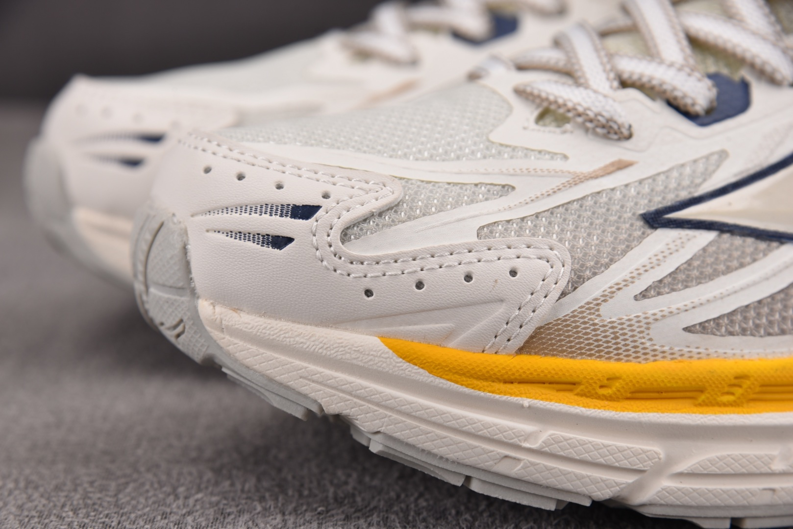 美津浓 尺码:36-45纯原出品-Mizuno Halo Mix 白黄 D1GH YZ039尺码：36 