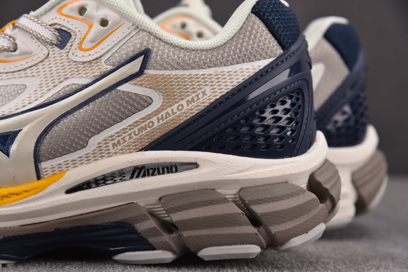 美津浓 尺码:36-45纯原出品-Mizuno Halo Mix 白黄 D1GH YZ039尺码：36 