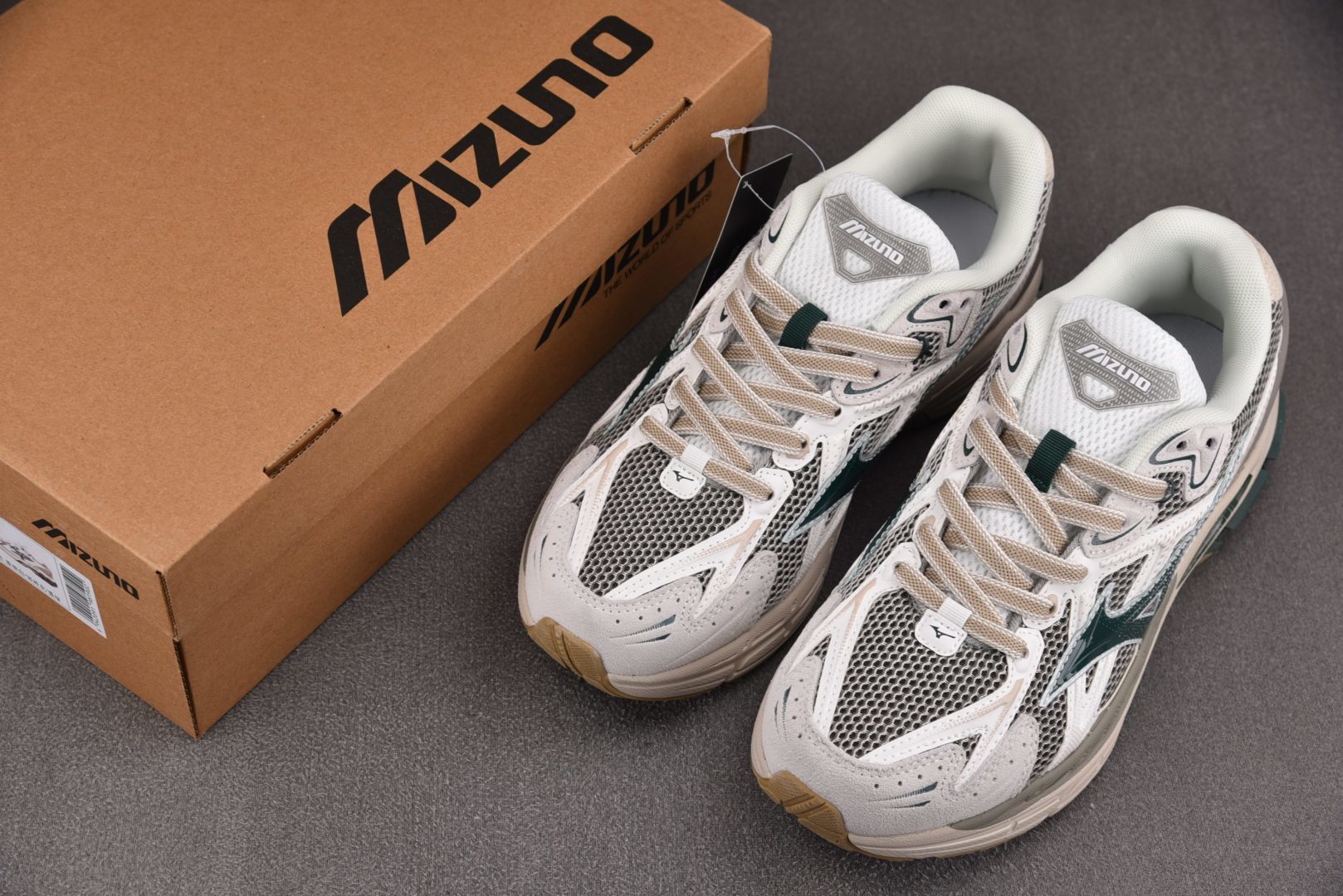 美津浓 尺码:36-45纯原出品-Mizuno Halo Mix 白灰绿 D1GH YZ039尺码：36