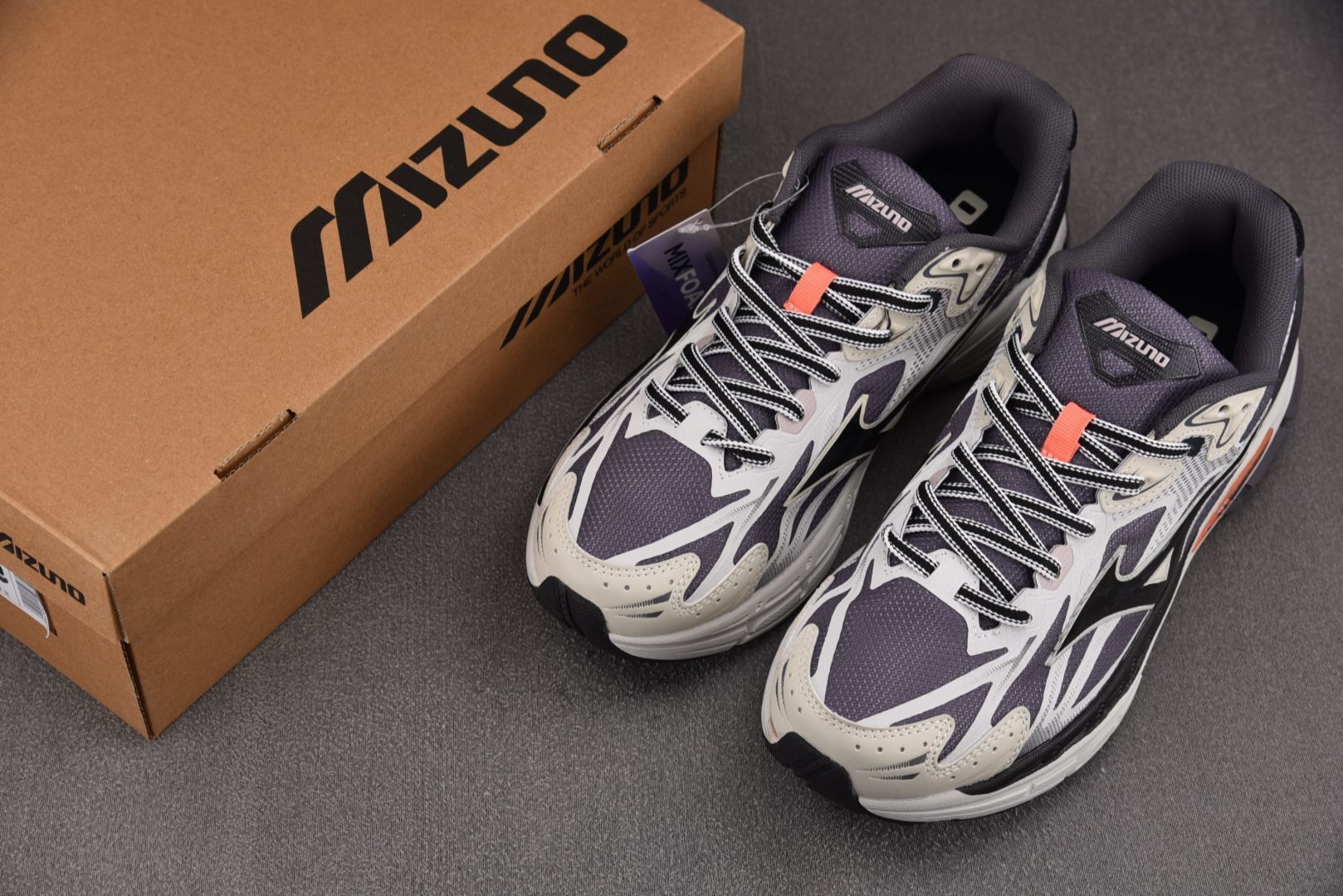 美津浓 尺码:36-45纯原出品-Mizuno Halo Mix 黑灰 D1GH YZ039尺码：36 