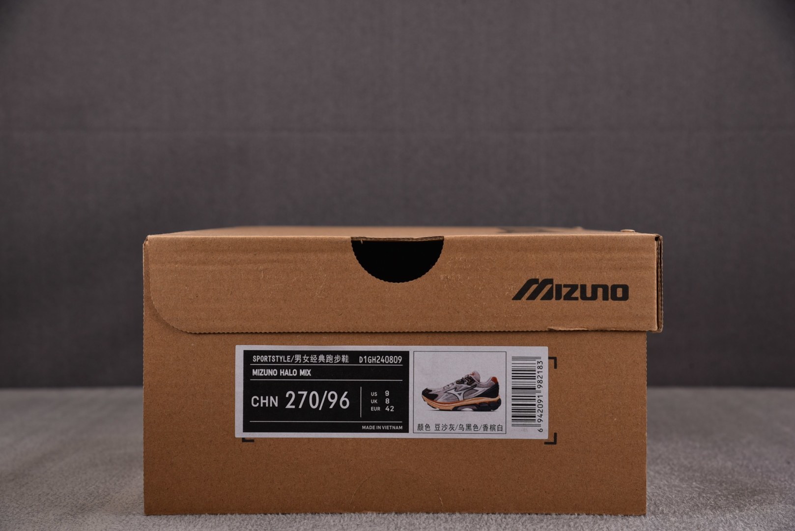 美津浓 尺码:36-45纯原出品-Mizuno Halo Mix 灰黑 D1GH YZ039尺码：36 