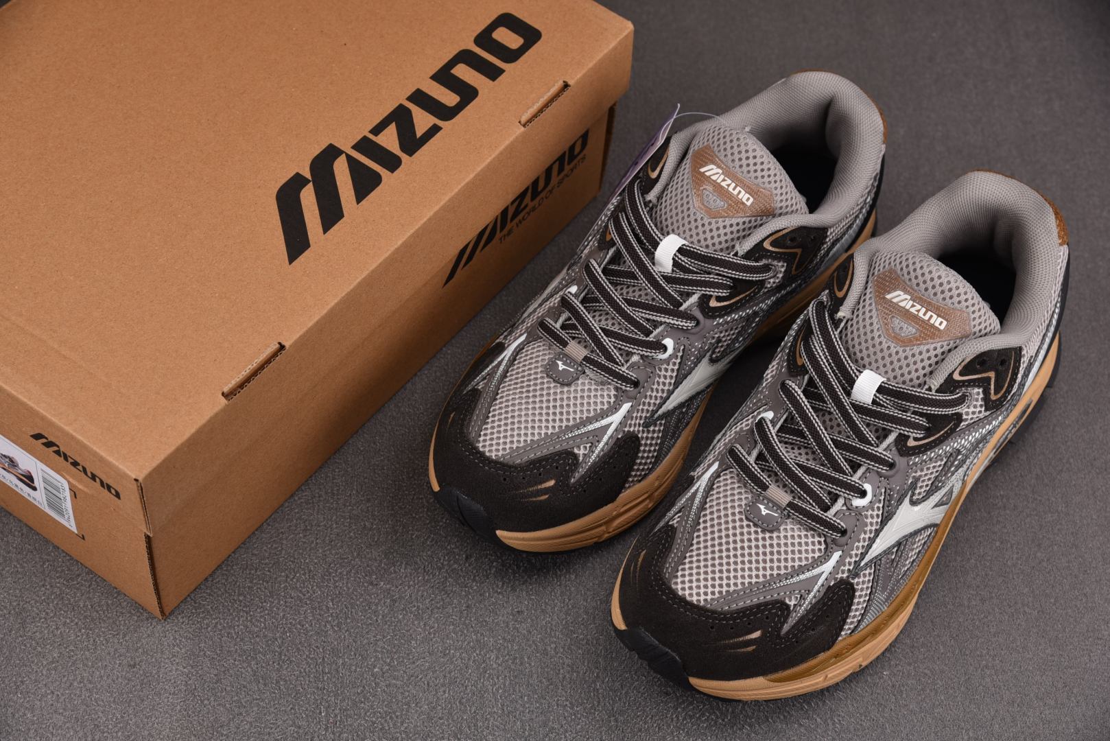 美津浓 尺码:36-45纯原出品-Mizuno Halo Mix 灰黑 D1GH YZ039尺码：36 