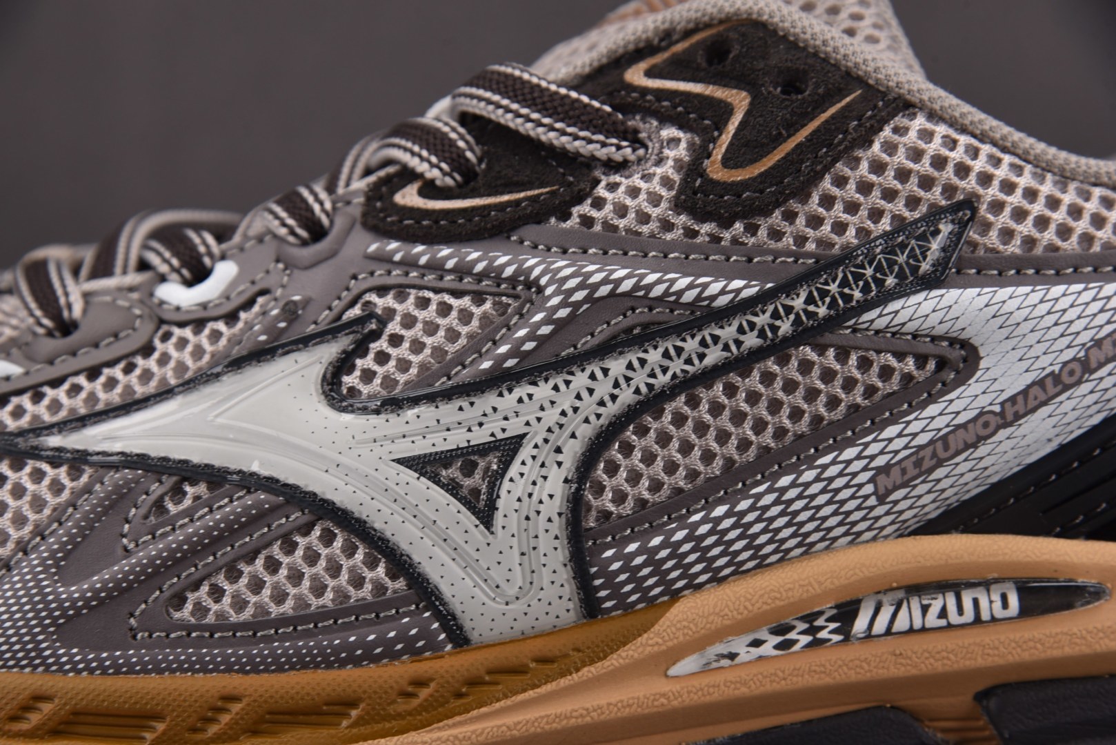 美津浓 尺码:36-45纯原出品-Mizuno Halo Mix 灰黑 D1GH YZ039尺码：36 