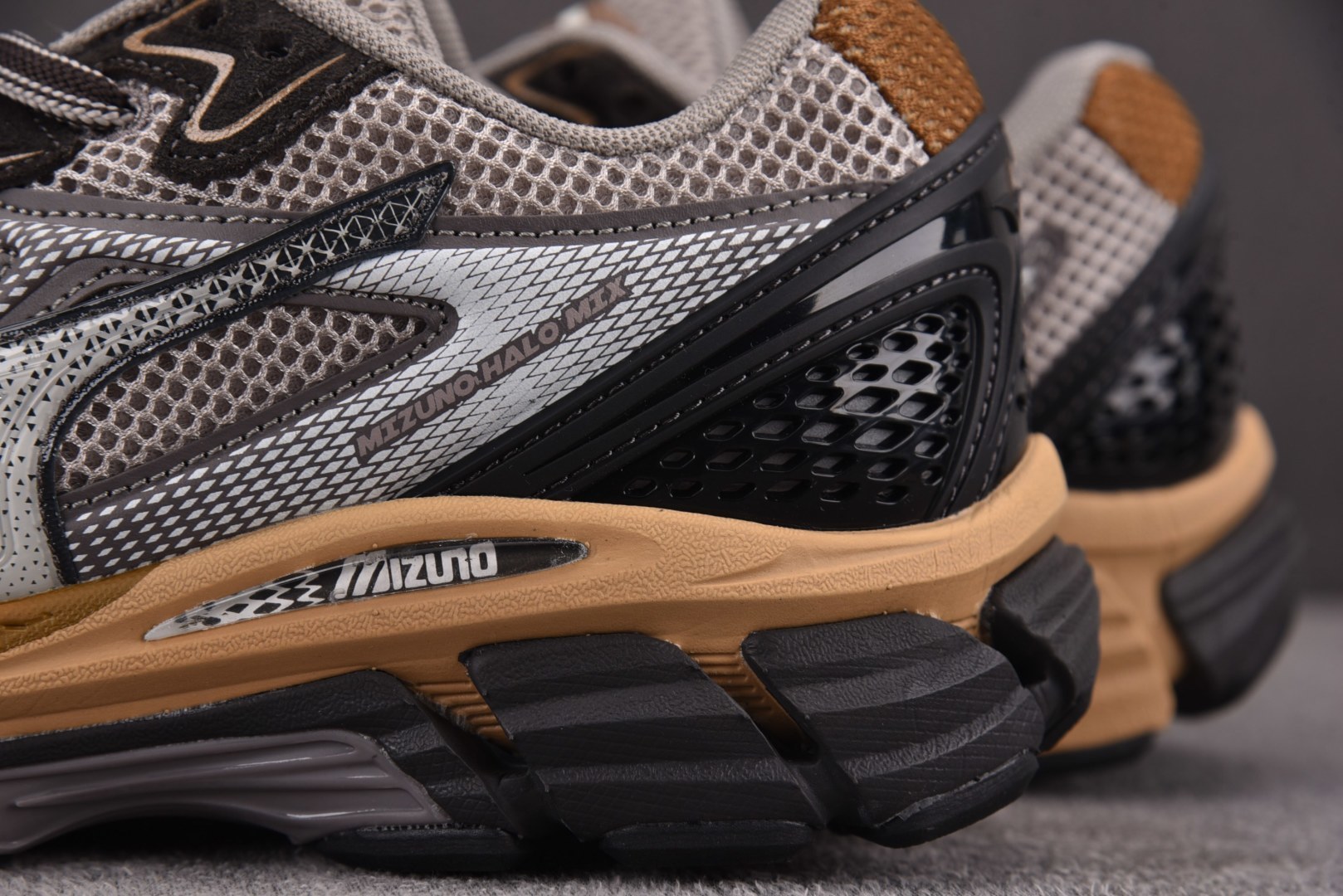 美津浓 尺码:36-45纯原出品-Mizuno Halo Mix 灰黑 D1GH YZ039尺码：36 