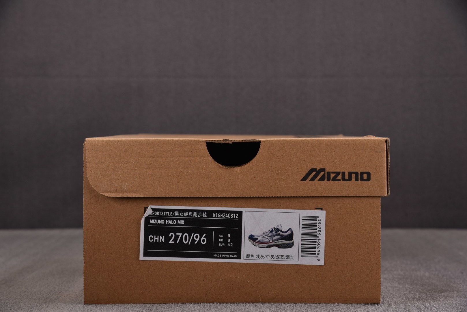 美津浓 尺码:36-45纯原出品-Mizuno Halo Mix 灰黑 D1GH YZ039尺码：36 