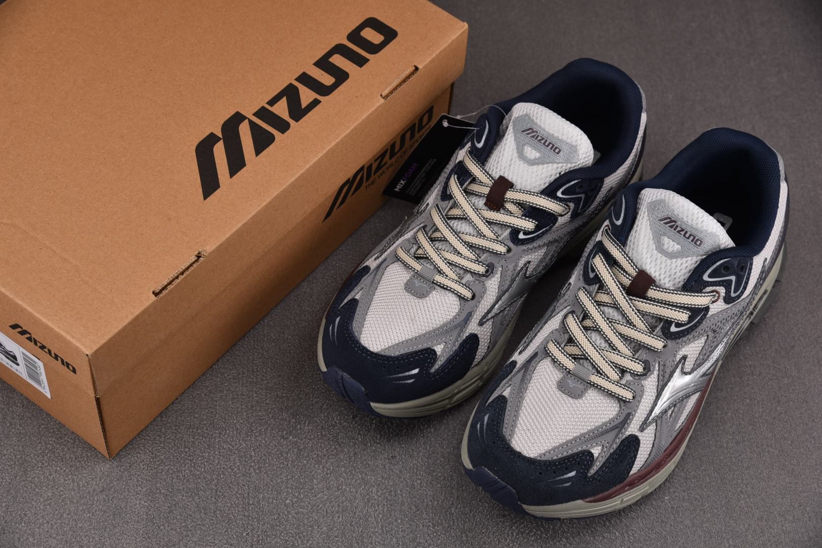 美津浓 尺码:36-45纯原出品-Mizuno Halo Mix 灰黑 D1GH YZ039尺码：36 