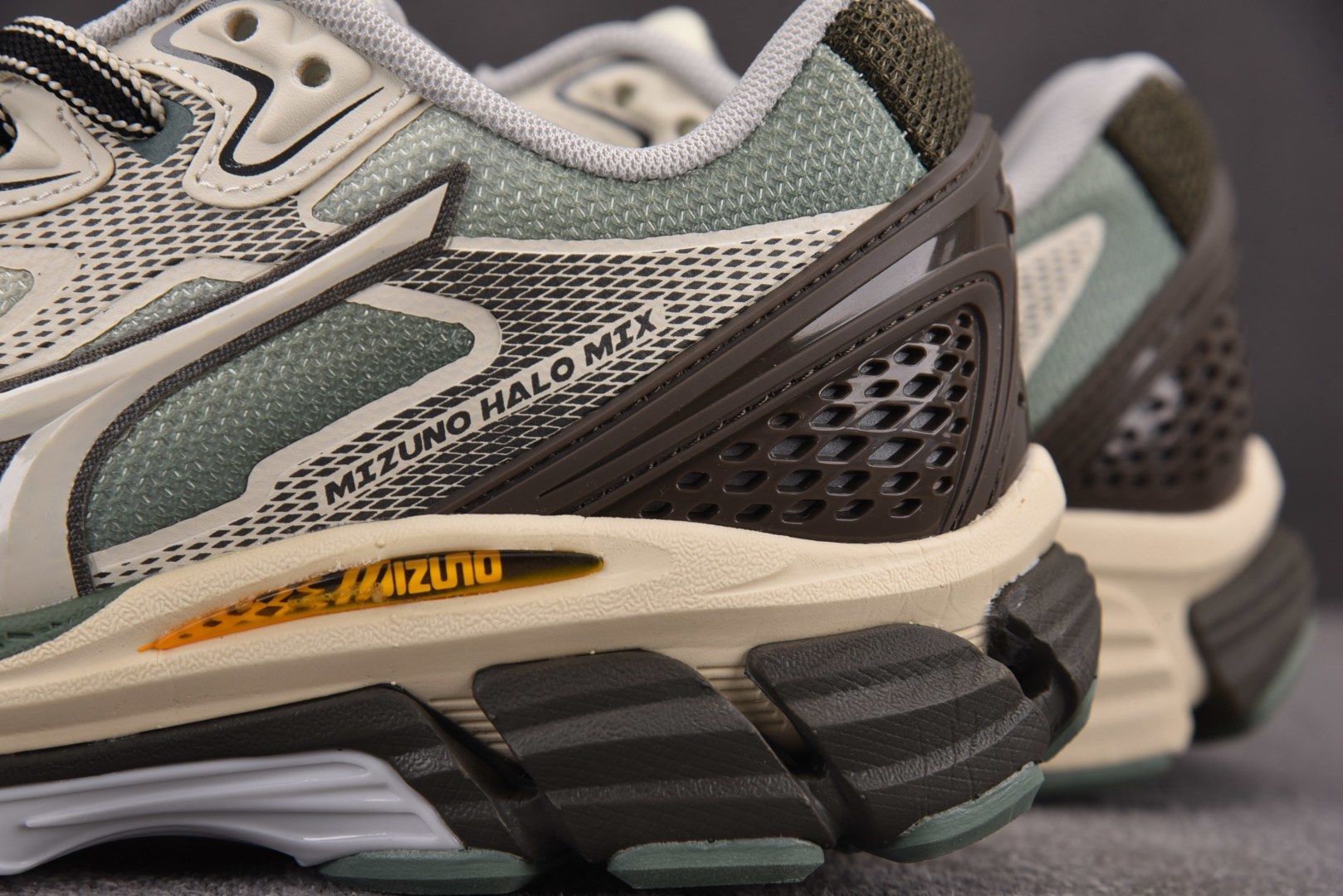 美津浓 尺码:36-45纯原出品-Mizuno Halo Mix 灰绿 D1GH YZ039尺码：36 