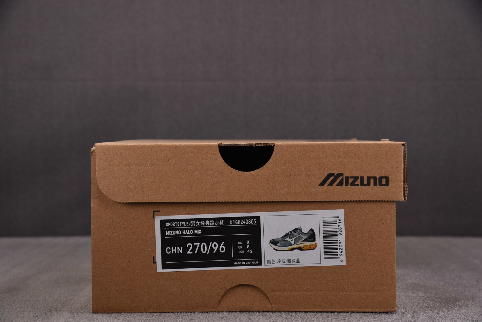 美津浓 尺码:36-45纯原出品-Mizuno Halo Mix 深蓝灰 D1GH YZ039尺码：36
