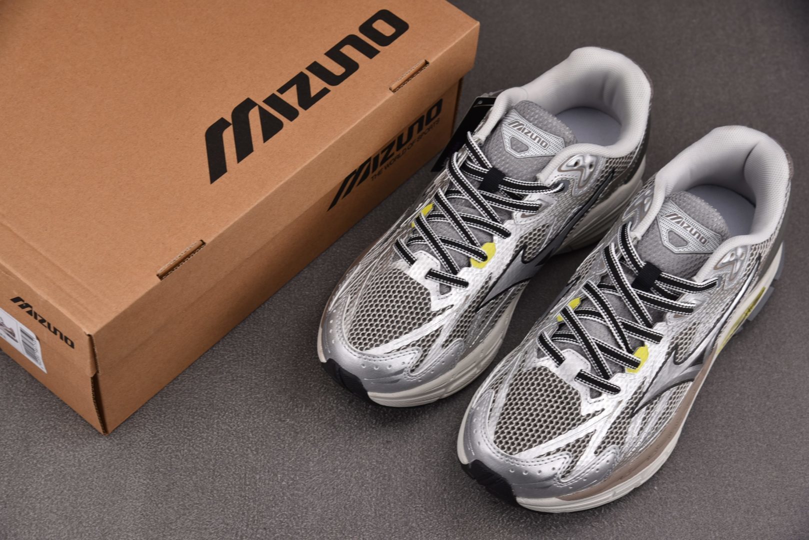 美津浓 尺码:36-45纯原出品-Mizuno Halo Mix 银灰 D1GH YZ039尺码：36 