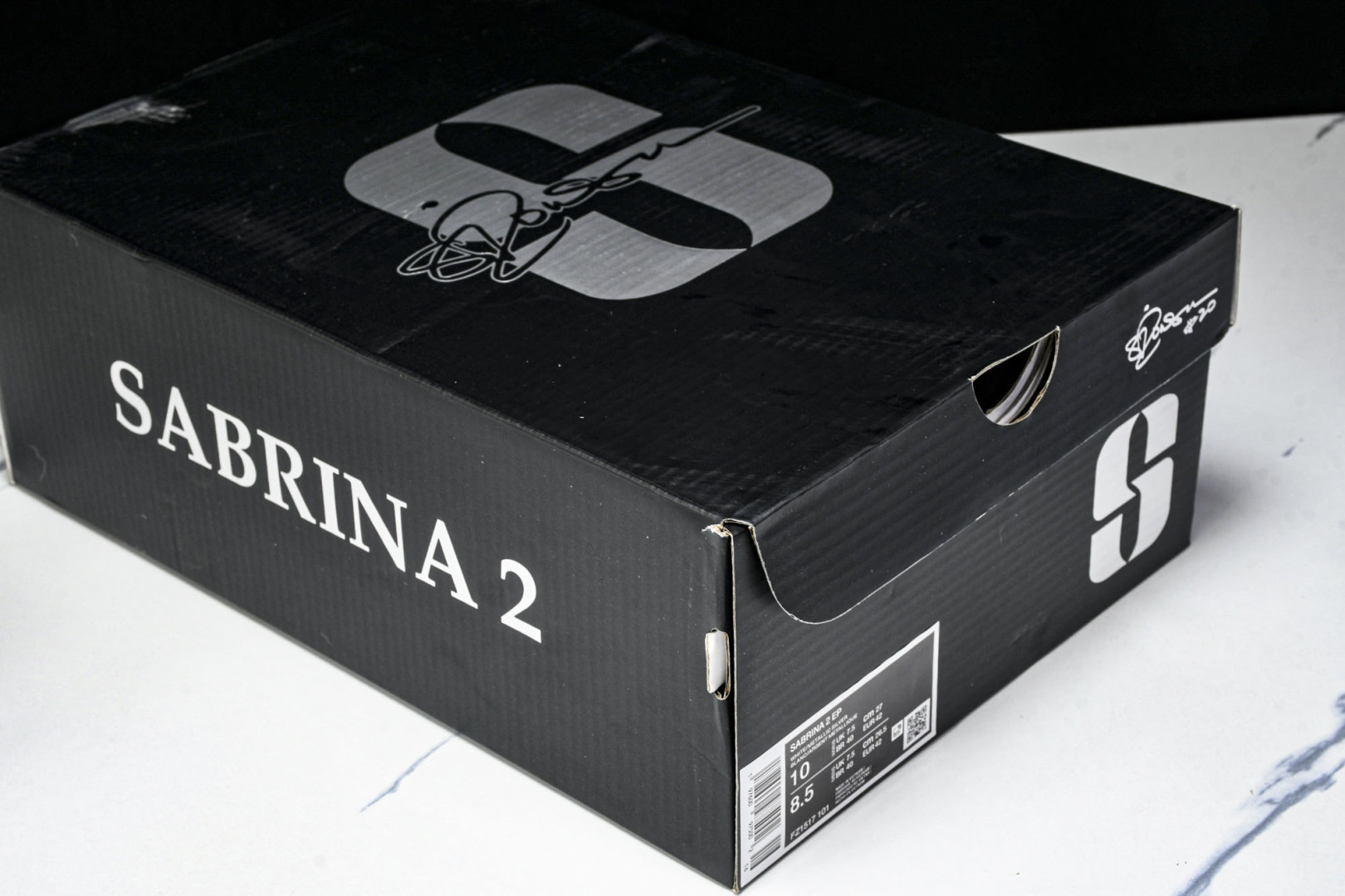 Nike Sabrina 2 “White Noise”舒适百搭 防滑耐磨 低帮 篮球鞋 男款 白色 F