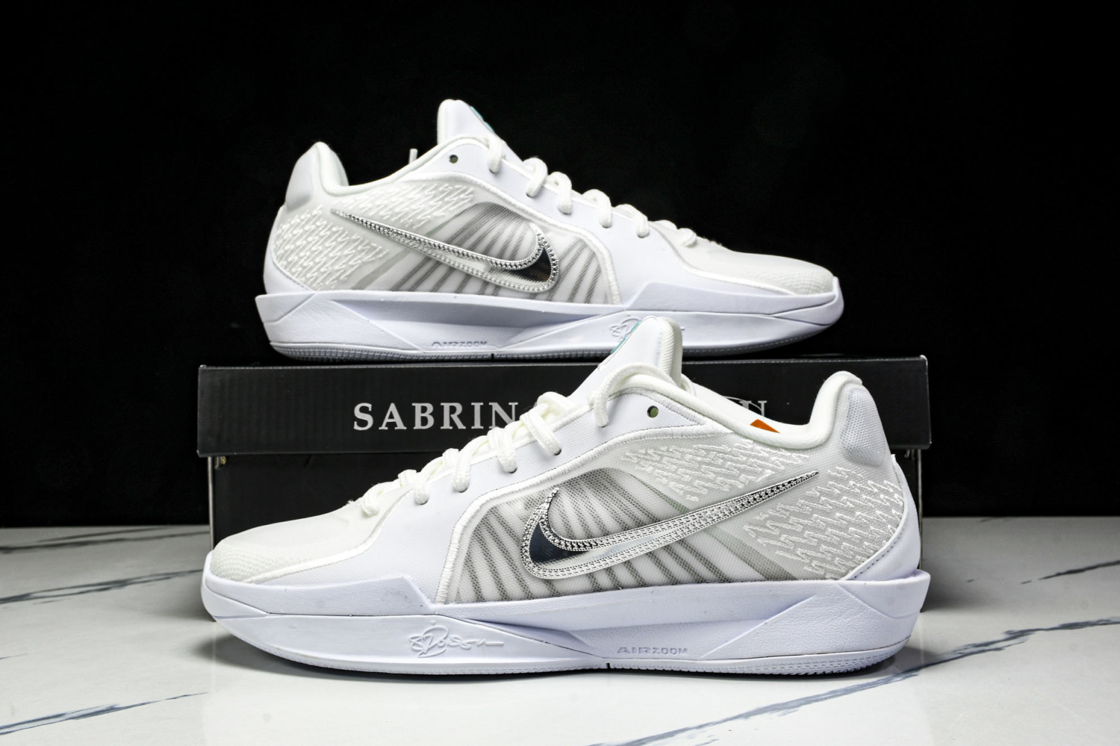 Nike Sabrina 2 “White Noise”舒适百搭 防滑耐磨 低帮 篮球鞋 男款 白色 F