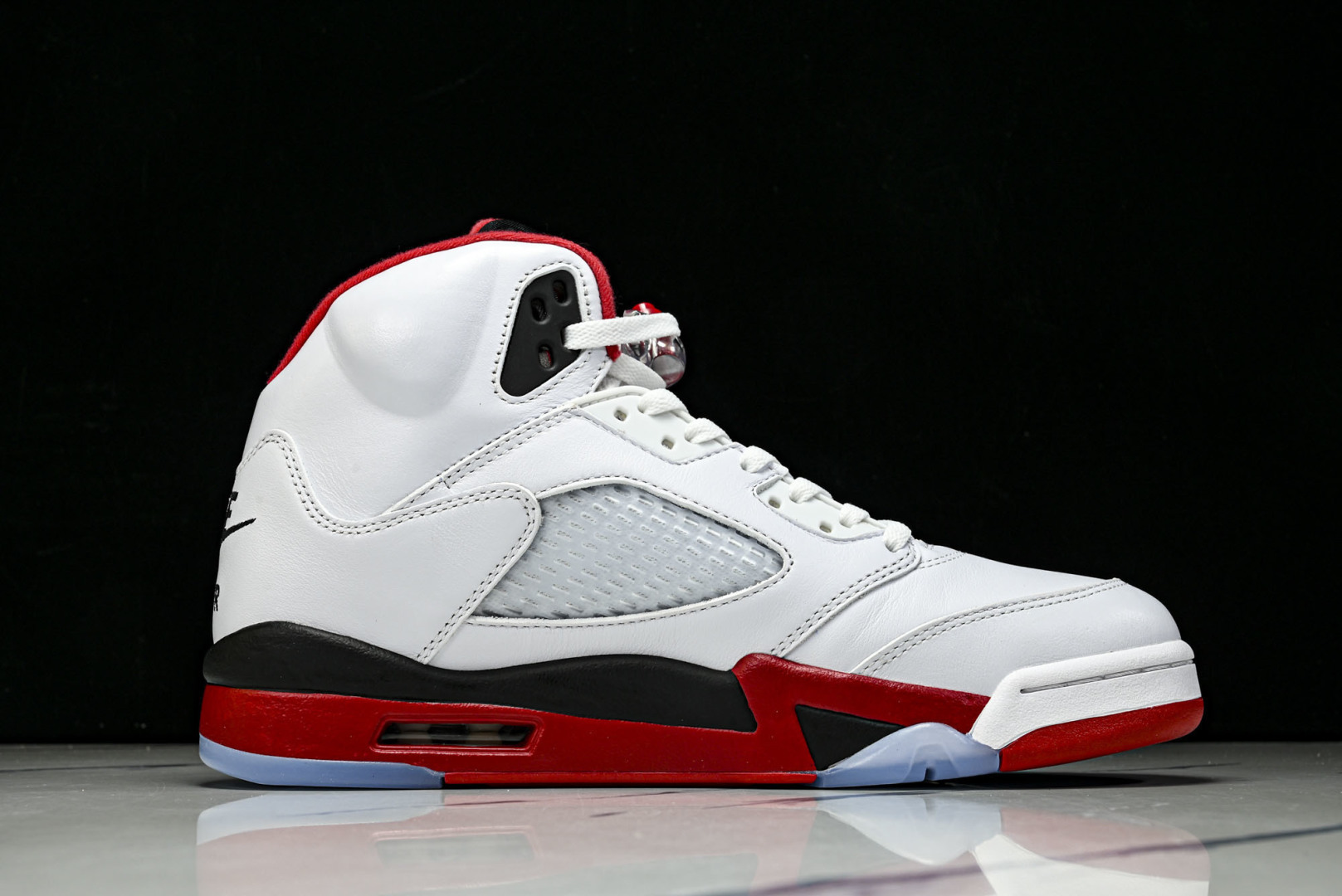 AJ5 尺码:40-48.5纯原出品-Air Jordan 5 Retro Fire Red Black