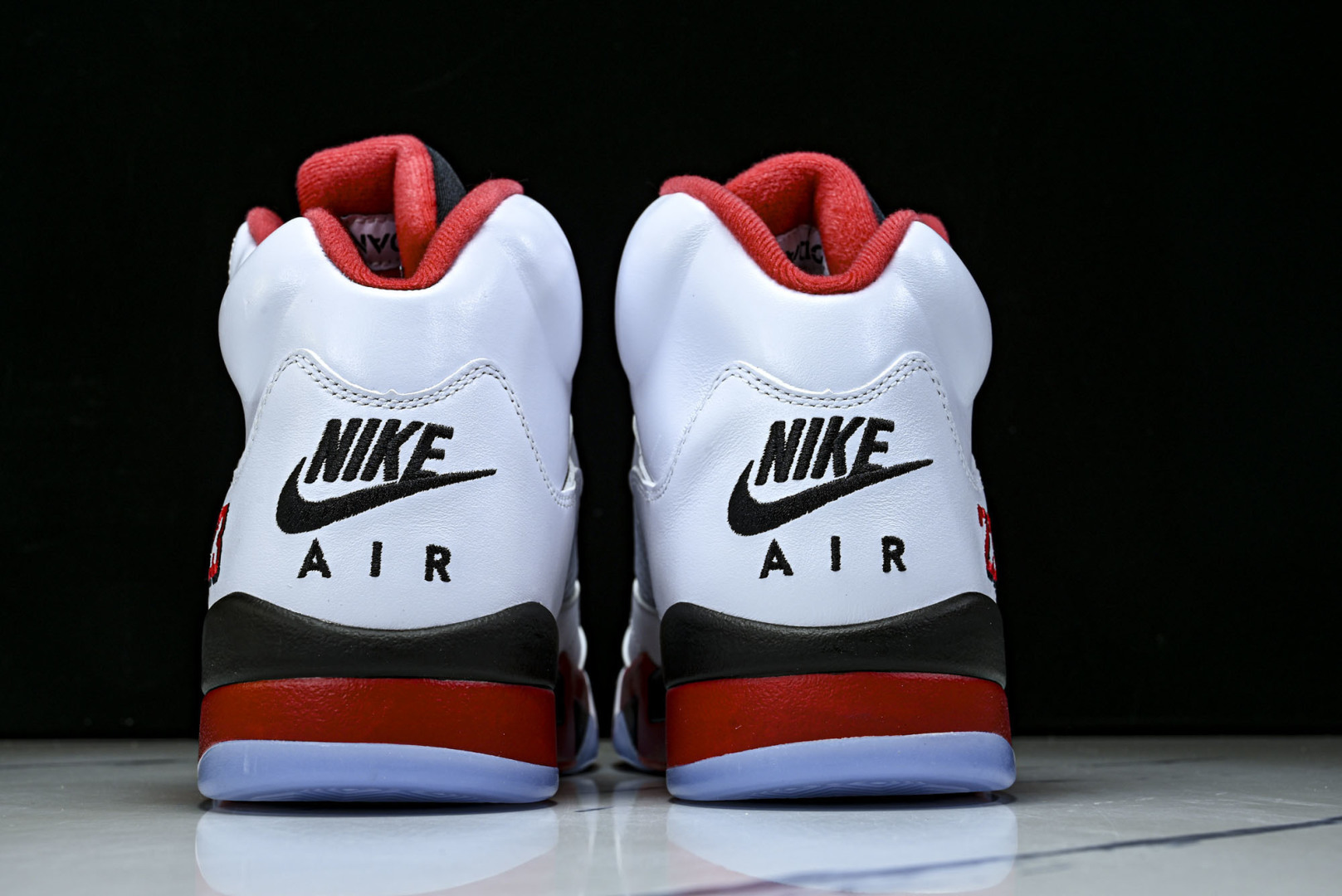 AJ5 尺码:40-48.5纯原出品-Air Jordan 5 Retro Fire Red Black