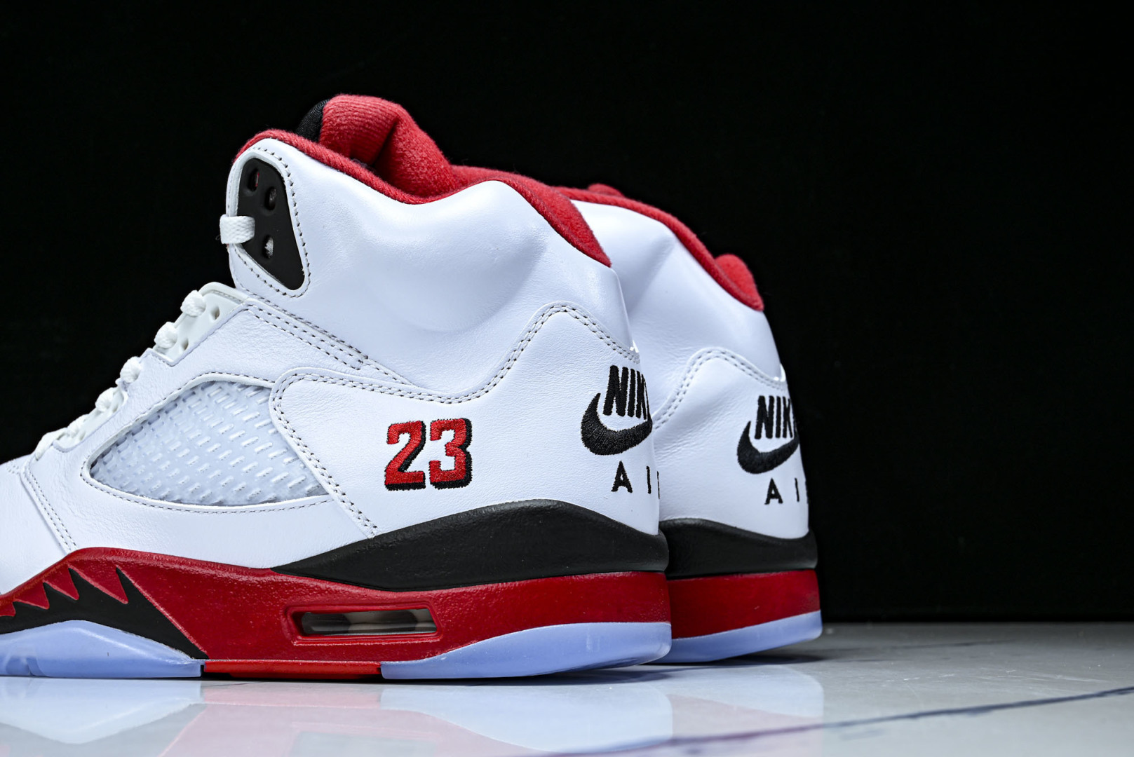 AJ5 尺码:40-48.5纯原出品-Air Jordan 5 Retro Fire Red Black