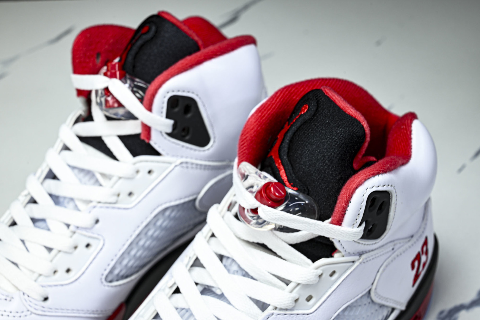 AJ5 尺码:40-48.5纯原出品-Air Jordan 5 Retro Fire Red Black
