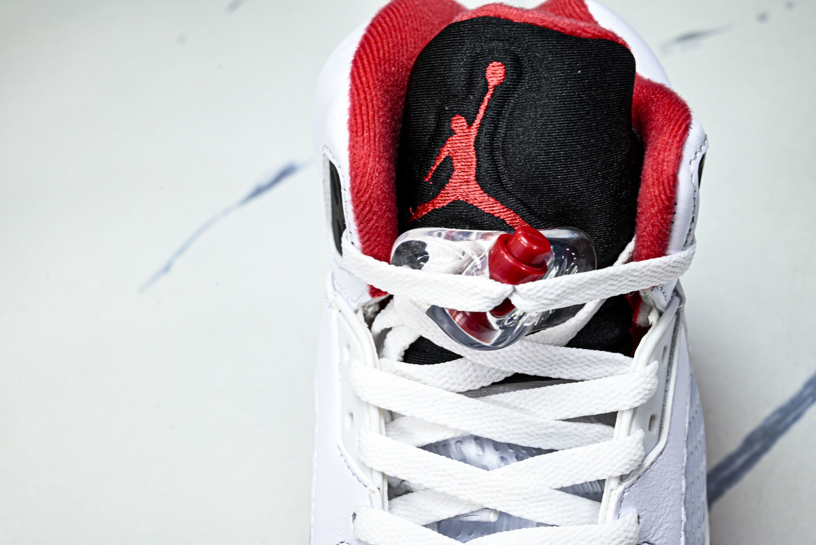 AJ5 尺码:40-48.5纯原出品-Air Jordan 5 Retro Fire Red Black