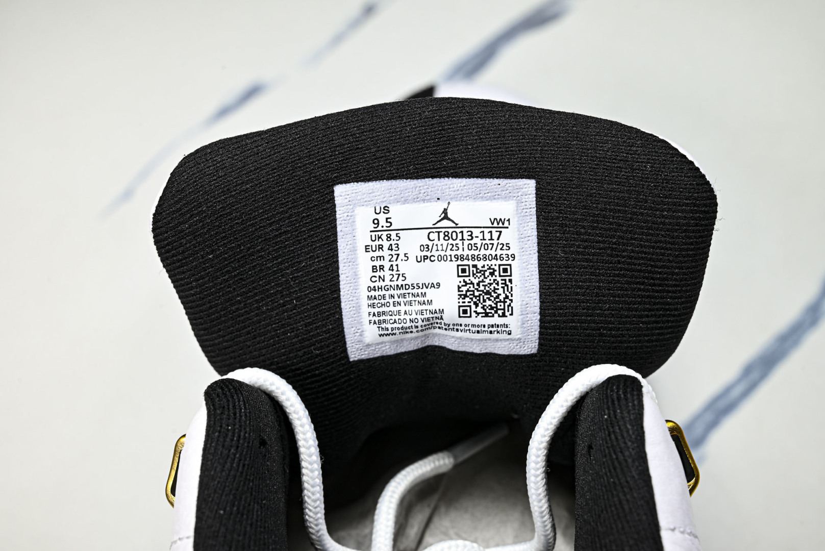 AJ12 尺码:40-48.5纯原出品-Air Jordan 12 Retro Taxi AJ12 乔1