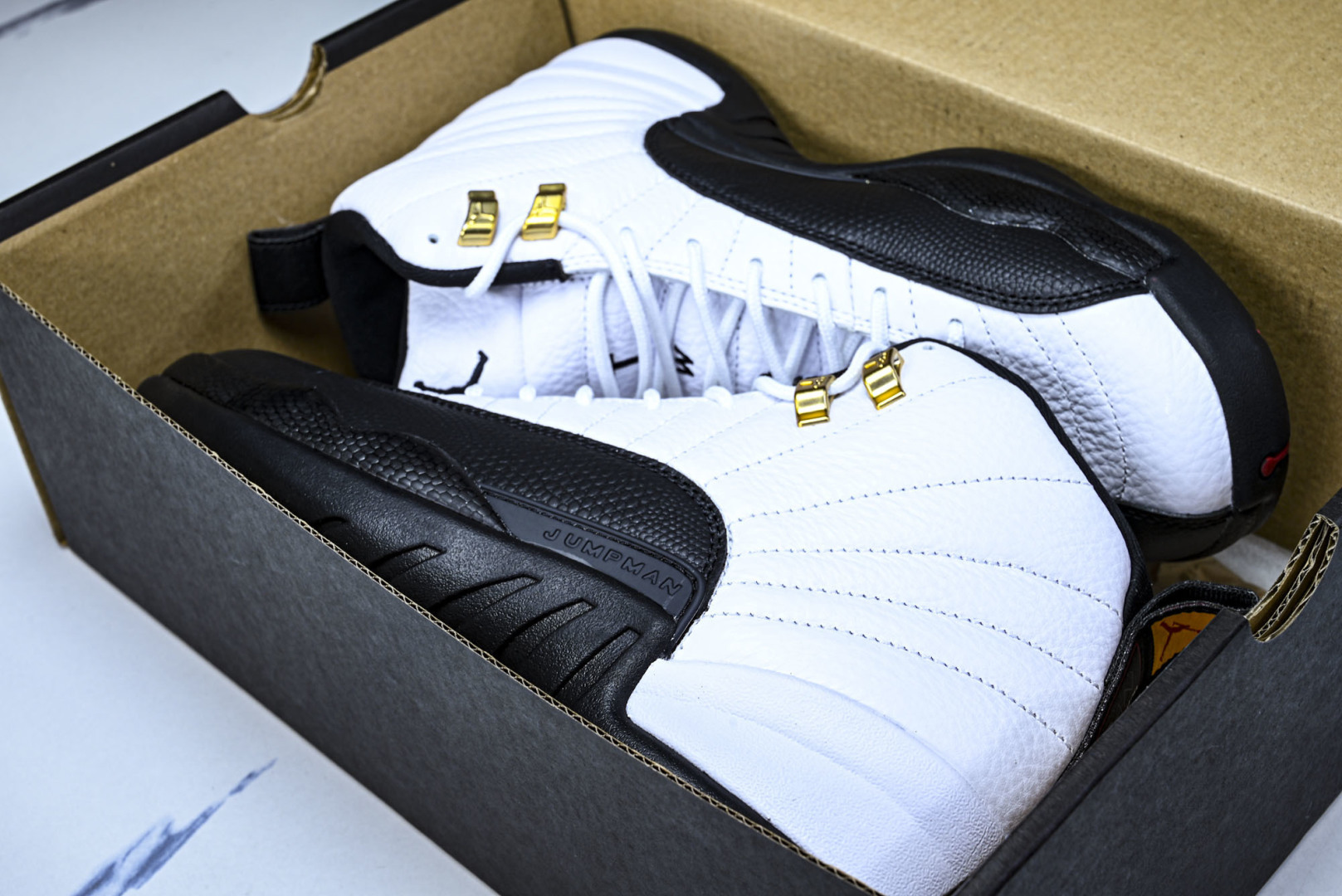AJ12 尺码:40-48.5纯原出品-Air Jordan 12 Retro Taxi AJ12 乔1