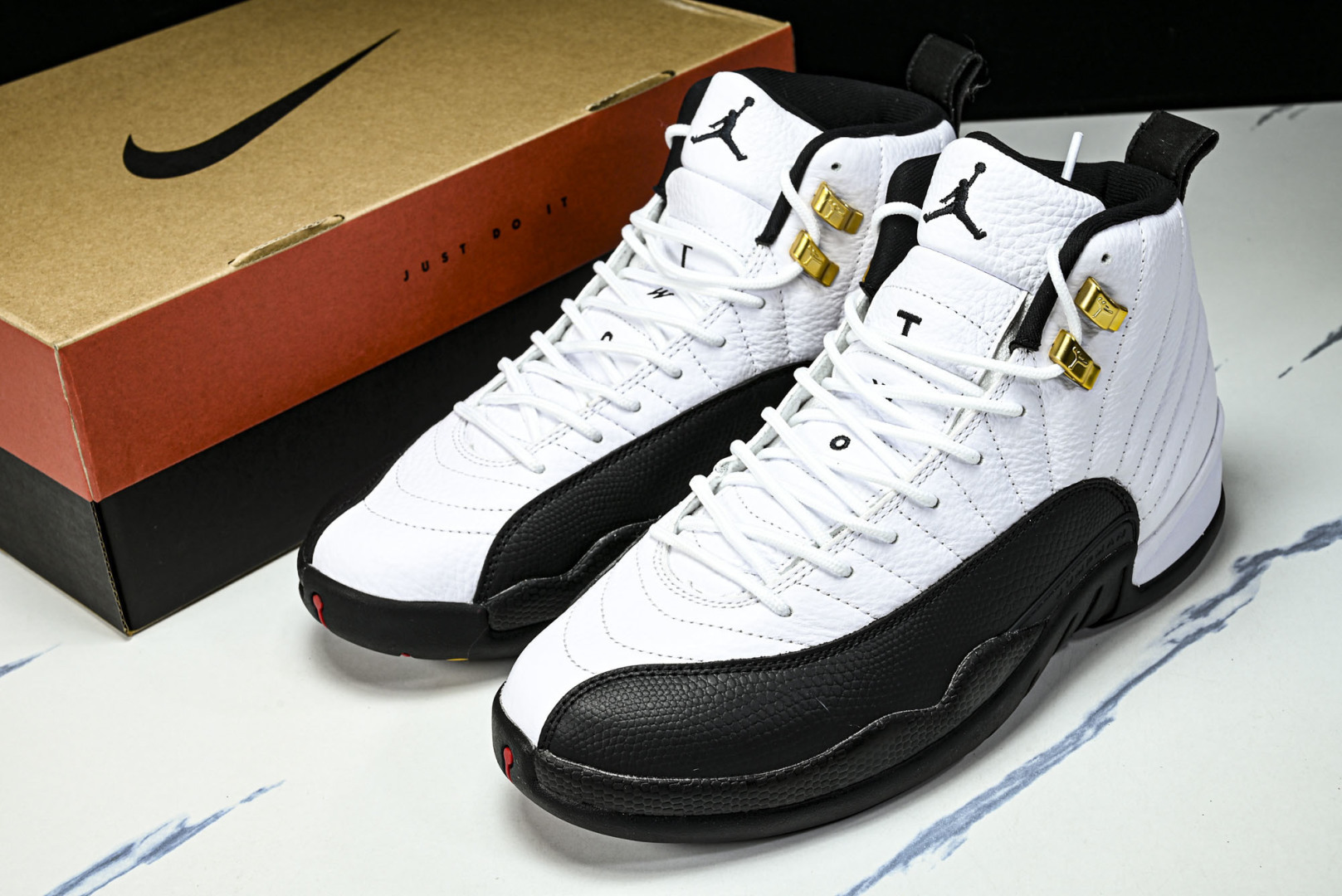 AJ12 尺码:40-48.5纯原出品-Air Jordan 12 Retro Taxi AJ12 乔1