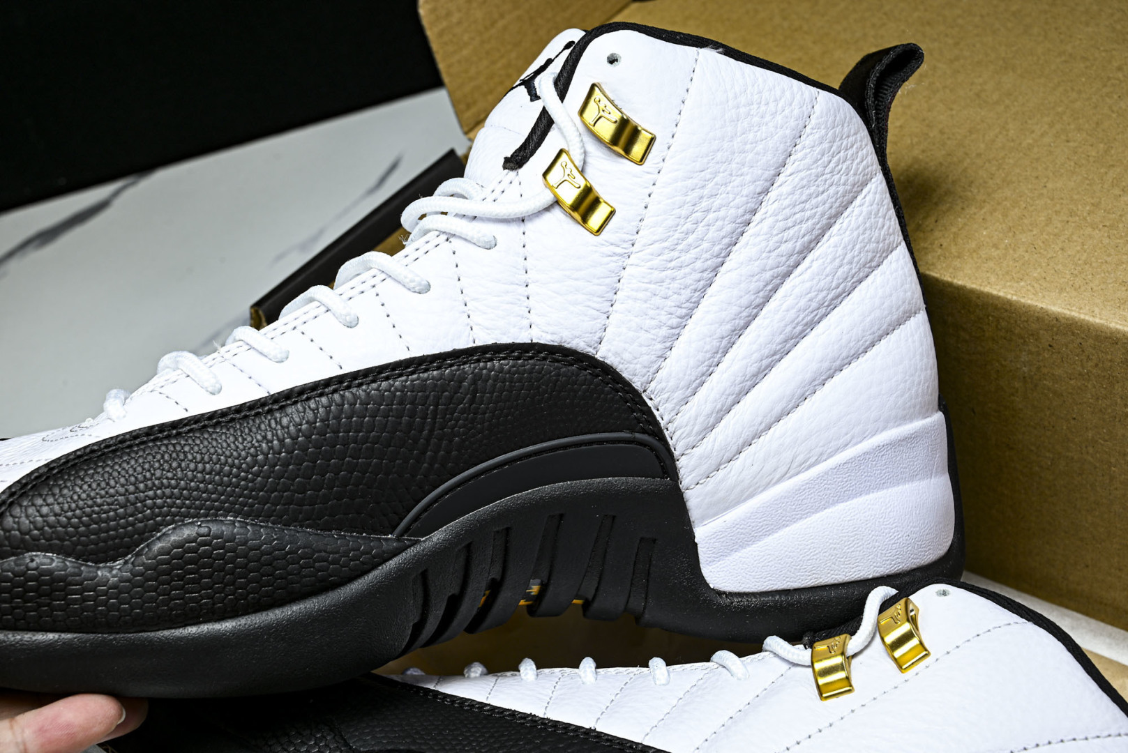 AJ12 尺码:40-48.5纯原出品-Air Jordan 12 Retro Taxi AJ12 乔1