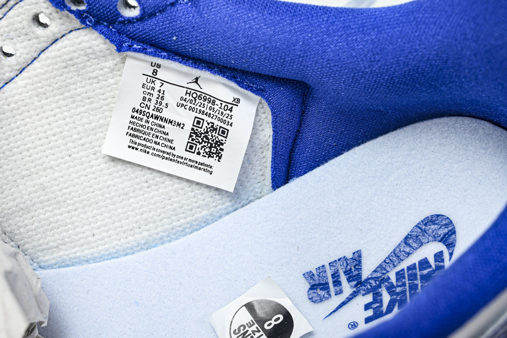 AJlow低帮 尺码:36-48.5纯原出品-Air Jordan 1 Low OG “Storm Bl