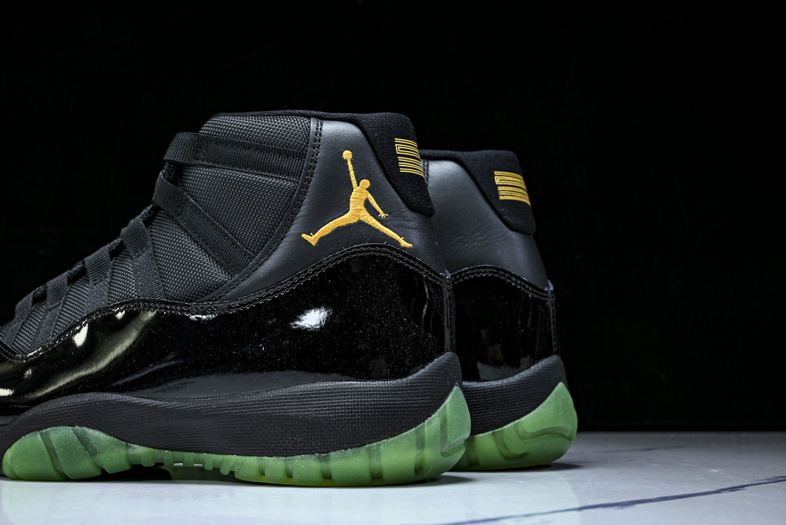 AJ11 尺码:40-48.5纯原出品-Air Jordan 11 Retro Green Black 