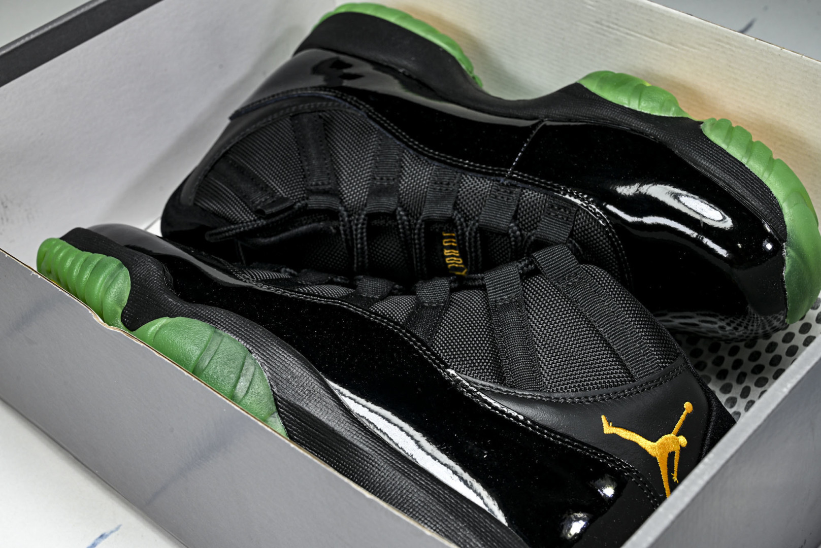 AJ11 尺码:40-48.5纯原出品-Air Jordan 11 Retro Green Black 