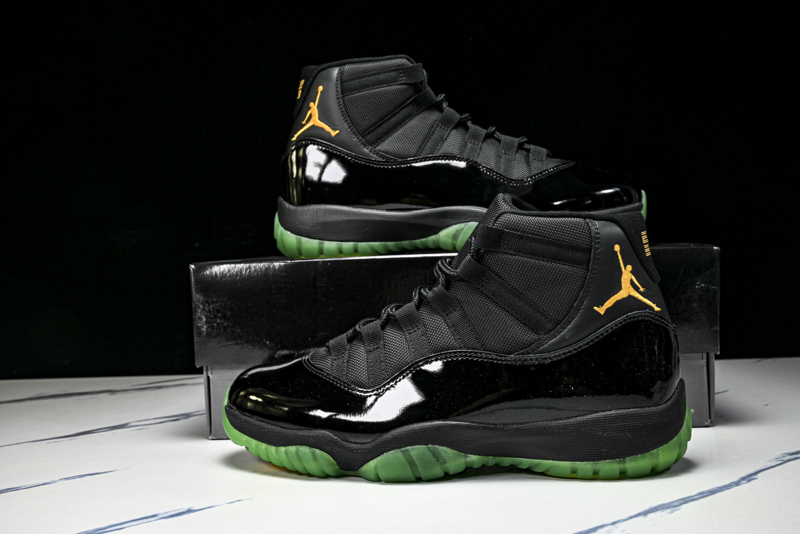 AJ11 尺码:40-48.5纯原出品-Air Jordan 11 Retro Green Black 